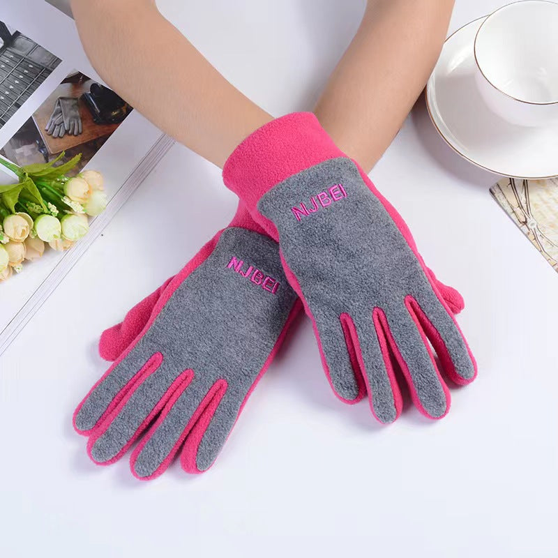 Women's Winter Warm Fleece Gloves for Cycling