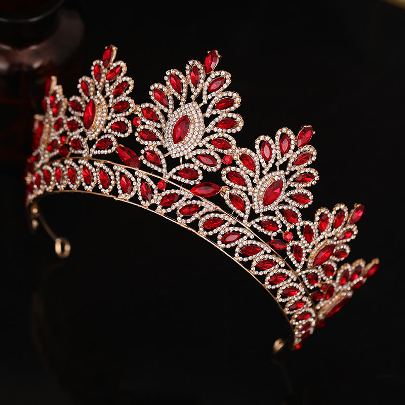 Bridal Wedding Crystal Crown Hair Accessories Rhinestone Crown
