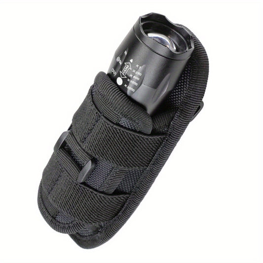 Rotatable Flashlight Pouch Holster with Belt Clip