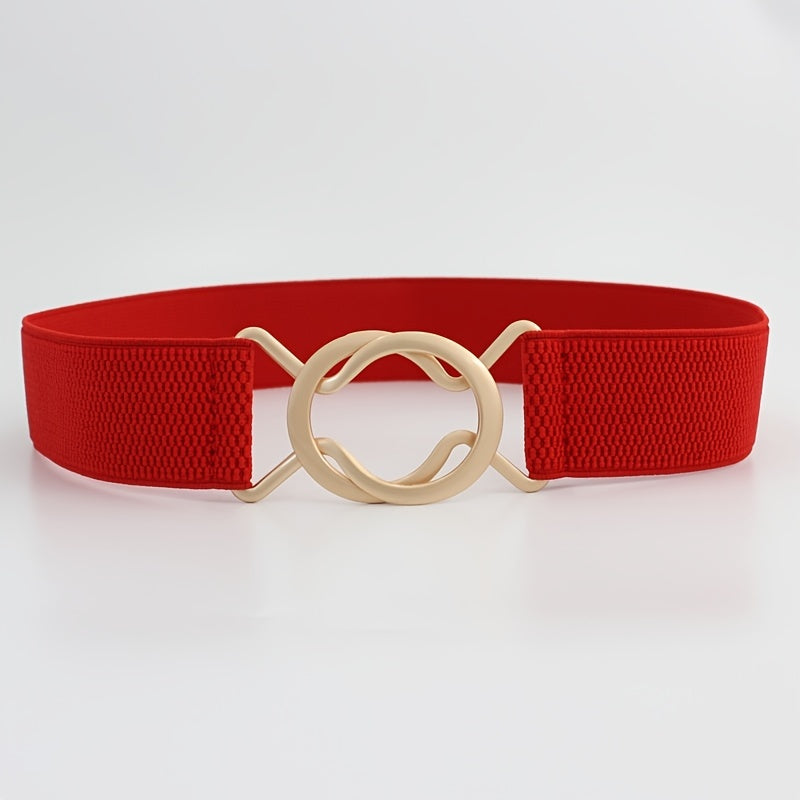 Women Stretchy Skinny Waist Belt Elastic Belt For Jeans Dresses