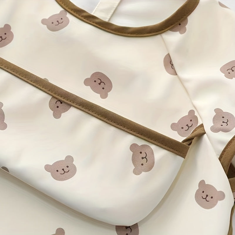 Waterproof Baby Bib with Pocket Soft Anti Dirty Feeding Bib