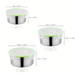 304 Stainless Steel Crisper Refrigerator Food Storage Box