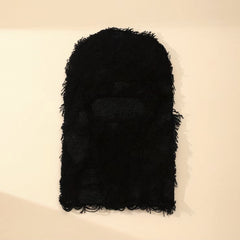 Distressed Knitted Full Face Mask Ski Shiesty Mask Camouflage Fleece Mask