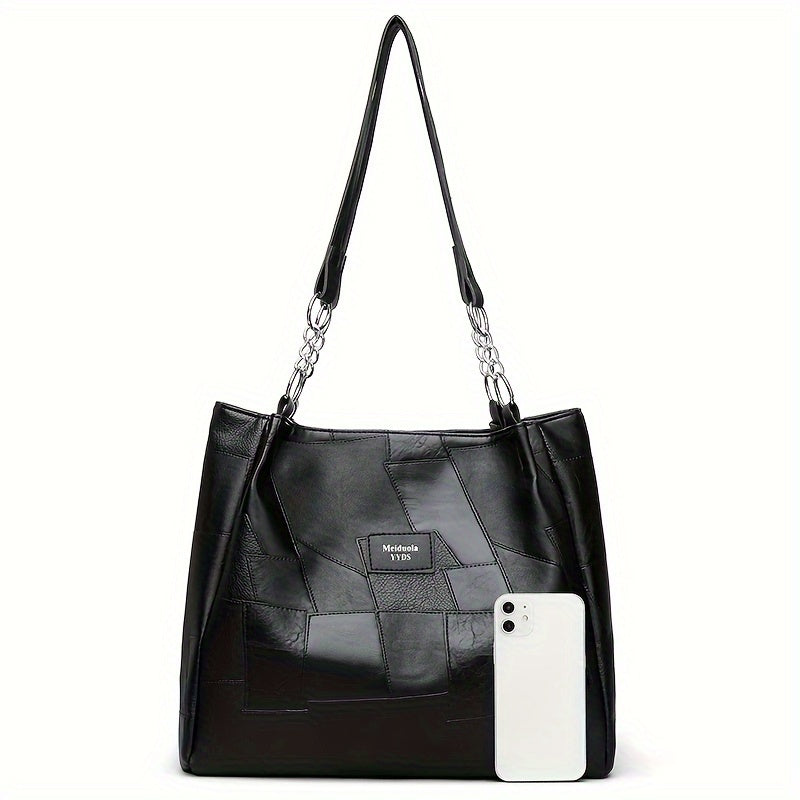 Trendy PU Leather Handbag Tote Shoulder Briefcase