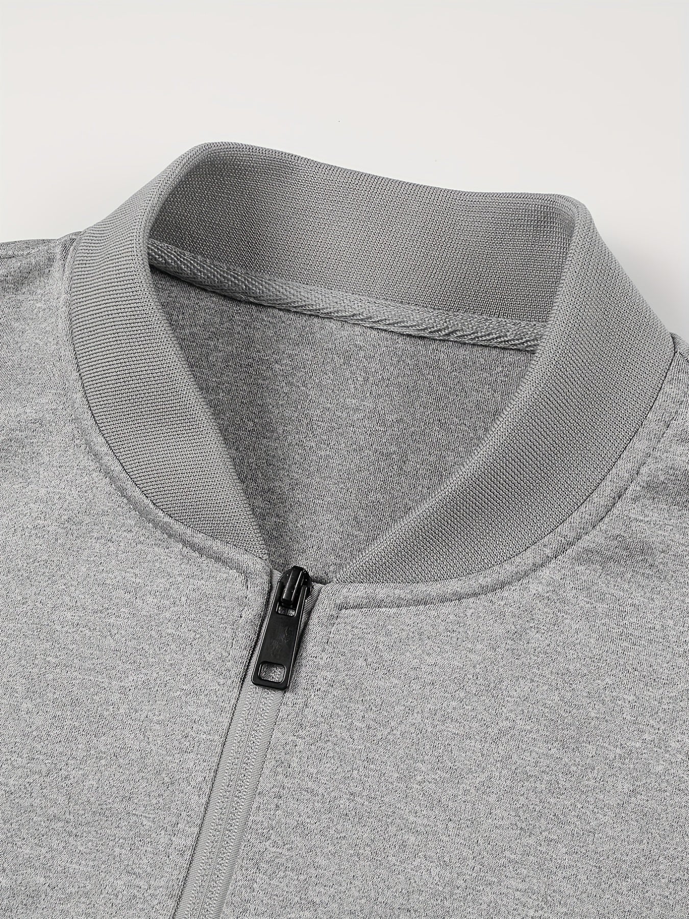 Men's Solid Sport Baseball Jacket Casual Coat Spring Autumn