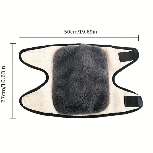 Winter Knee Pad Heating Lamb Velvet Warm Thickened Cold Legs Outdoor