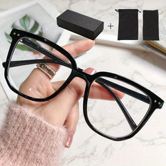 Light Blocking Clear Lens Glasses for Eye Fatigue Relief - Men & Women