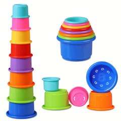 Stacking Cups and Bath Spoon Baby Bath Toys