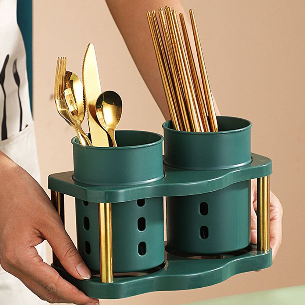 Multifunctional Chopsticks Holder Draining Storage Container