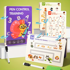 Pen Control Training Workbook Alphabet Number Tracing Pages