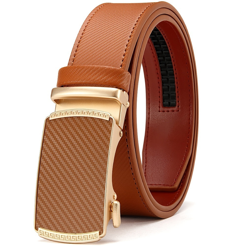 Men's Rivet Synthetic Resin 45cmPU Leather Belt