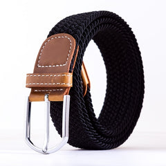 Thin Elastic Canvas Youth Belt for Men and Women