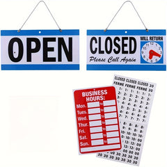 Open/Closed Sign for Business Stores Restaurants Bars Salons