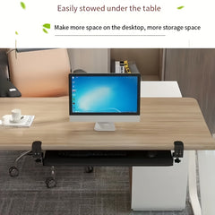 Underdesk Keyboard Tray Saves Space Load Capacity Easy Install