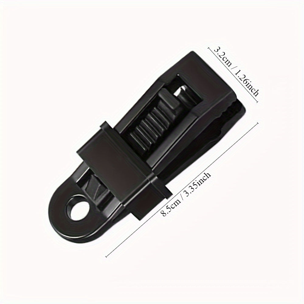 3pcs Plastic Tent Clips Awning Windproof Rope Fixed Clips Canopy Tarp Fixed Clip
