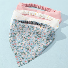 3pcs Summer Floral Headband Head Scarf Hair Accessories for Baby Girls