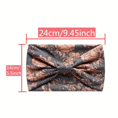 Boho Style Headband Non Slip Knotted Headbands For Yoga Workout