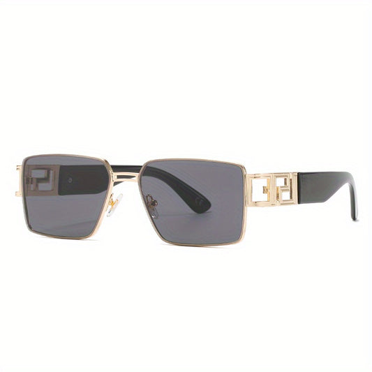 Metal Frame Sunglasses Casual Gradient UV400