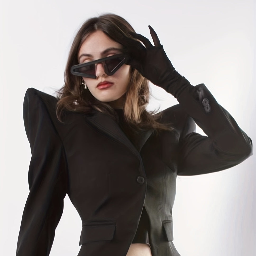 Y2K Triangle Jelly Sunglasses UV400