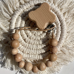 Beech Pacifier Chain Anti-drop Holder Clip