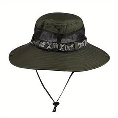 Breathable Wide Brim Bucket Hat for Outdoor Activities
