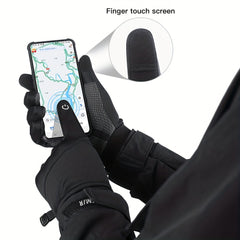 Winter Warm Touch Screen Windproof Gloves For Skiing Cycling