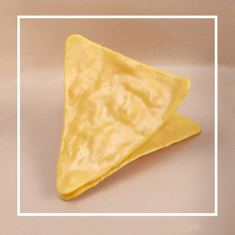 2pcs Potato Chip Shape Folder Snack Bag Sealing Clip Keep Bills & Snacks Secure