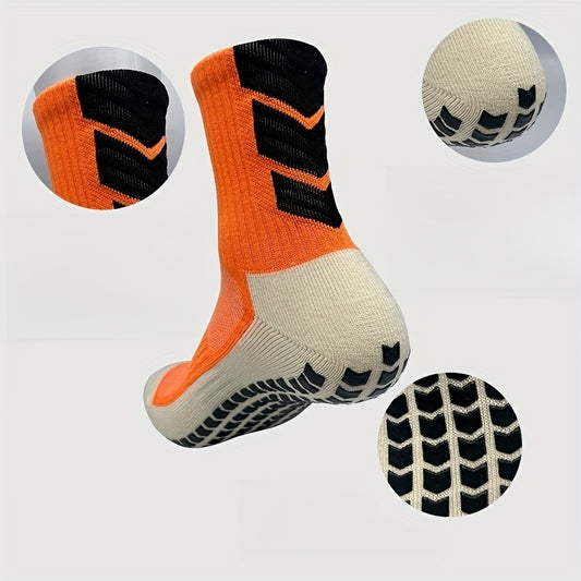 Men's Anti Slip Shock Absorbing Football Socks