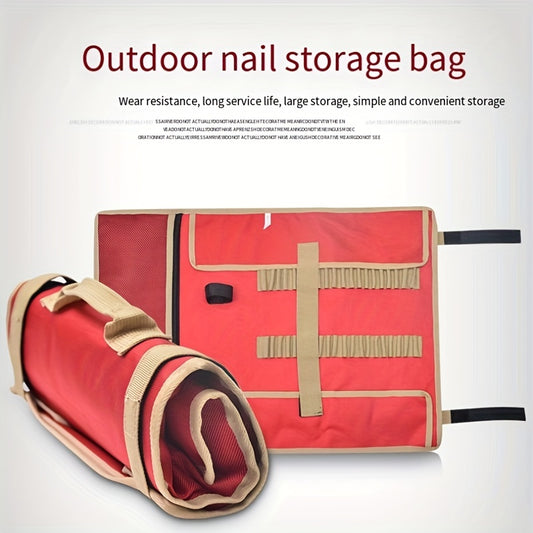 Portable Camping Nail Storage Bag - Keep Tent Secure