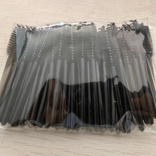 100pcs Short Handle Mascara Brushes Wands for Eyelash Extensions and Mascara Use