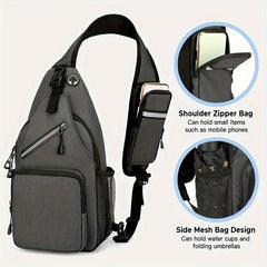 Large Capacity Cross Body Shoulder Bag Water Resistant Tablet C