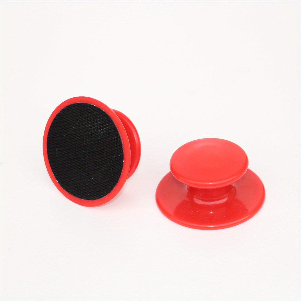 Car Beauty Waxing Sponge Set with Handle Round Polishing Brush