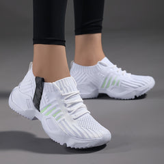 Women's Outdoor Running Shoes Lace up Casual Sports Sneakers