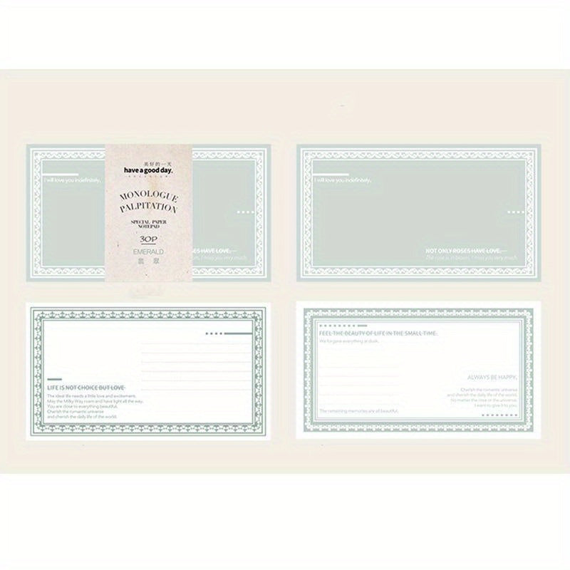 Tearable Non Sticky Note Paper 30 Sheets Per Book