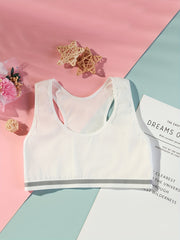 Girls No Steel Ring Bra Breathable Soft Underwear Teens 8-12 Years