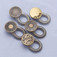 5pcs Button Extenders for Pants and Jeans Adjustable Waistband Expander