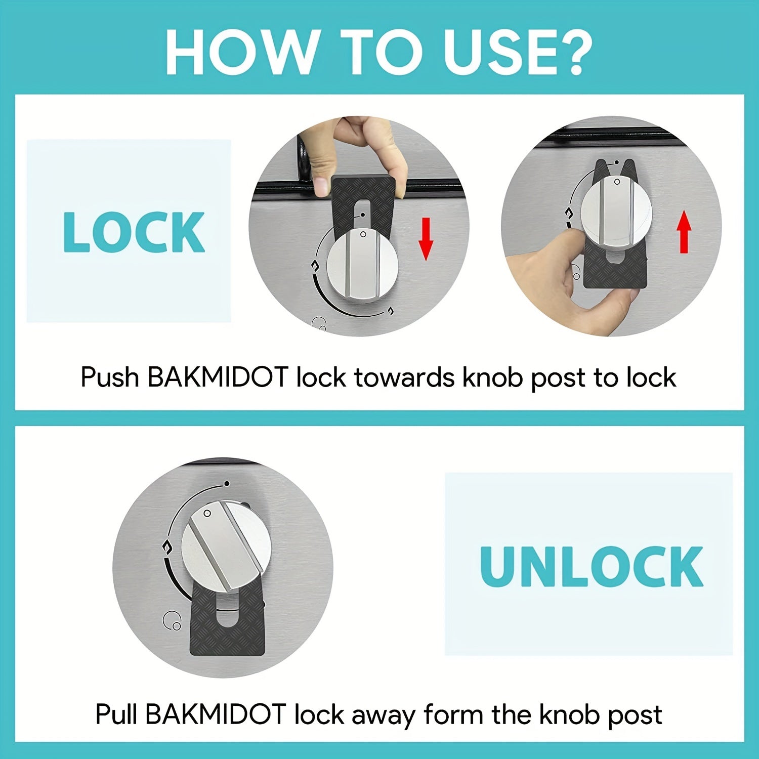 Silicone Stove Knob Covers Gray - Child Proof & Heat Resistant