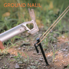 8pcs Heavy Duty Steel Tent Stakes For Canopies Tarps