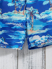 Boys Teen Coconut Tree Print Shorts for Summer
