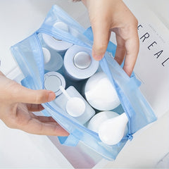 Waterproof Cosmetic Zipper Bag Lightweight Storage Bag Makeup Bag