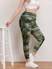  Camo High Rise Skinny Trousers