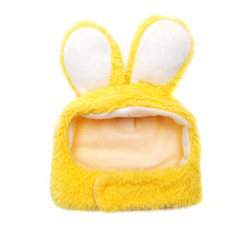 Plush Cat Headgear with Bunny Ears for Pet Cosplay