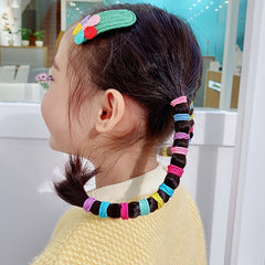 200 Hair Ties for Kids & Girls Elastic Polyester Hair Ties