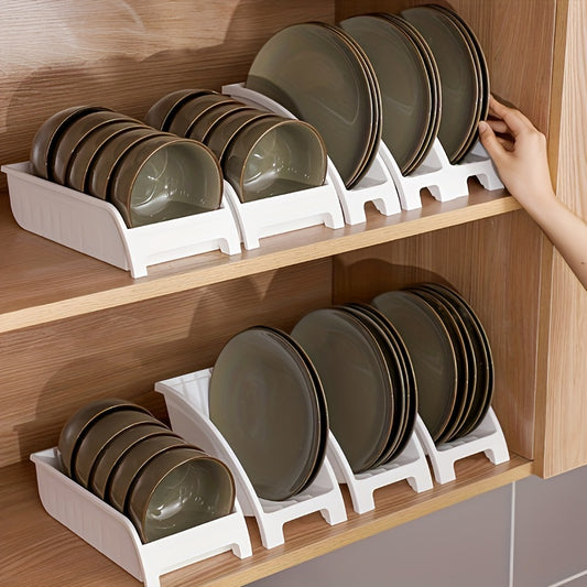 1pc Dish Storage Rack Dish Drain Rack Plate Storage And Finishing Rack Tableware