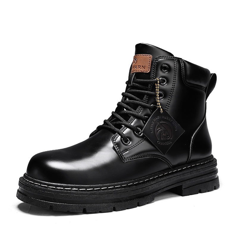 Men's High Cut Lace Boots for Winter