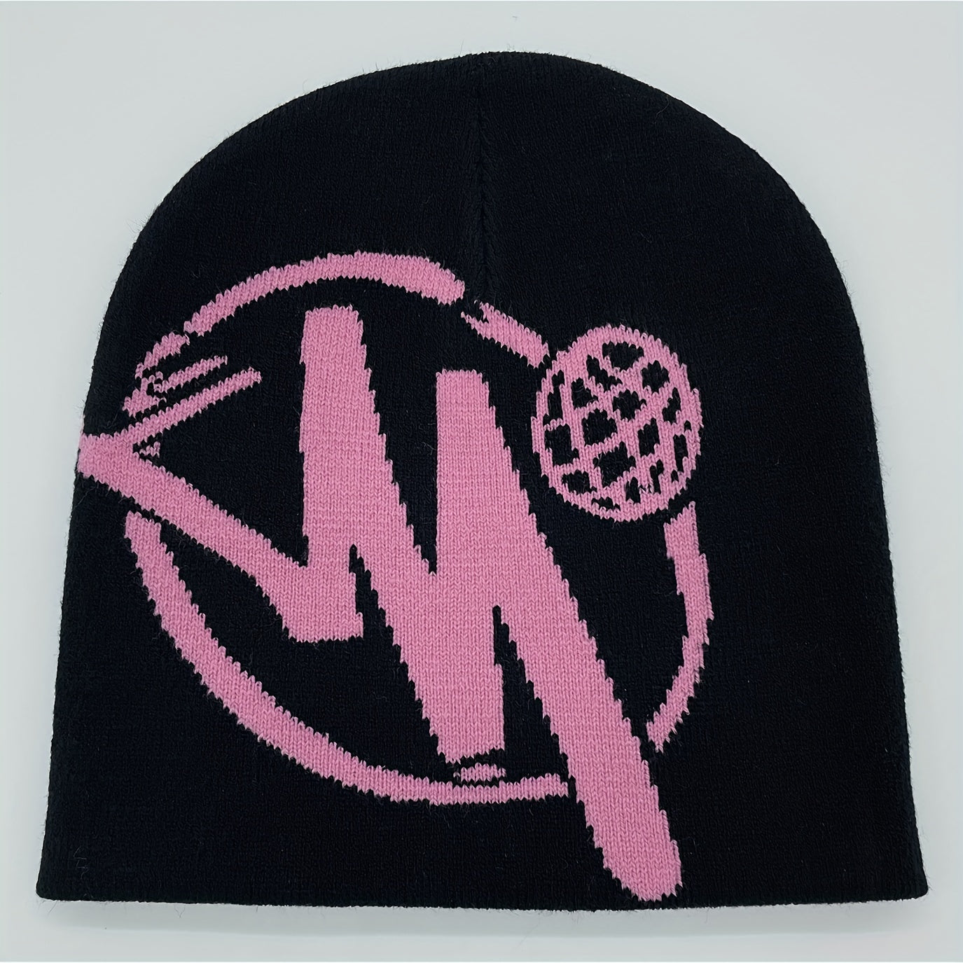 Hip hop Knit Beanie Hat Hat With Printing For Men And Women