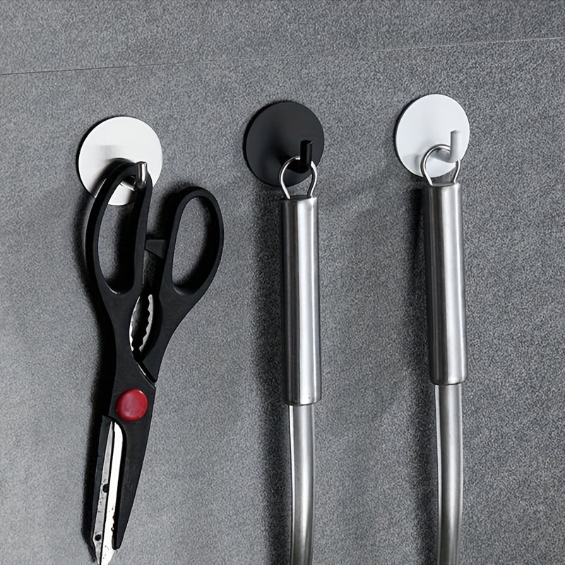 Self Adhesive Hook Wall Hook Rack Towel Hook Stainless Steel Coat Hook