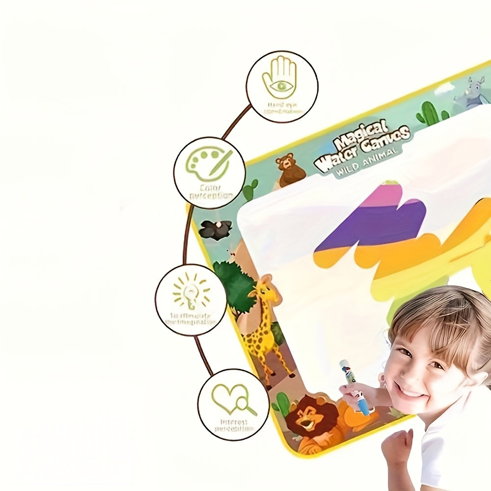 Reusable Water Painting Cloth Doodle Mat Portable Art Toy for Kids' Painting
