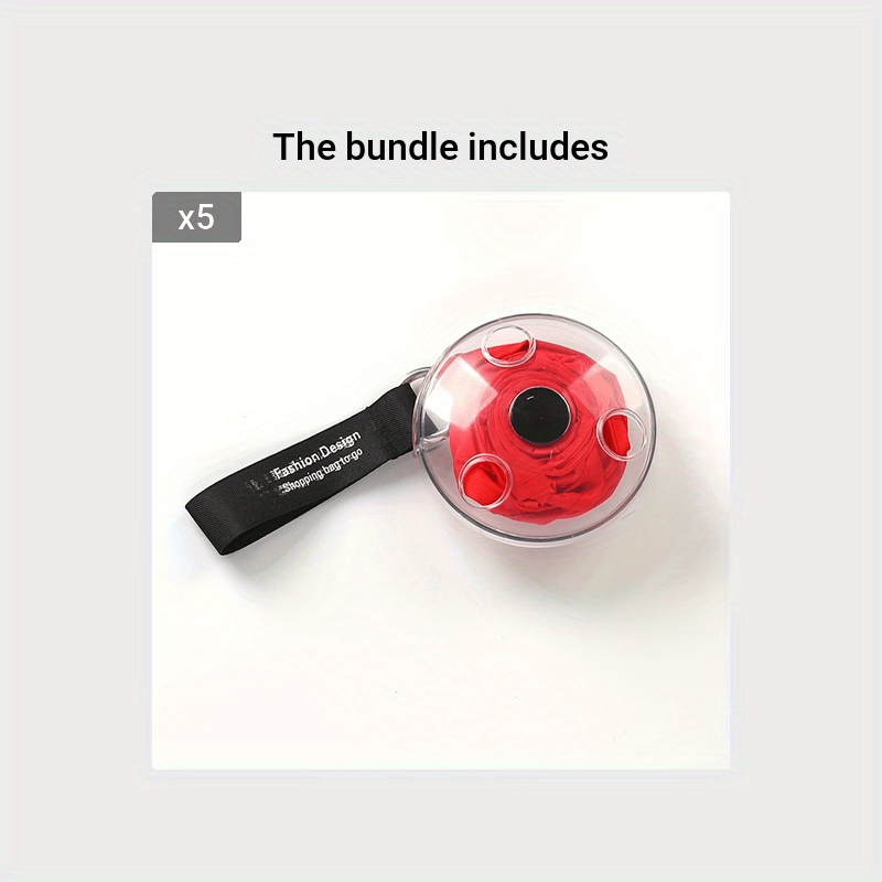 Eco-friendly Foldable Shopping Bag Compact Portable Disc Storage Bag