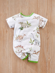 Baby Sea Turtle Short Sleeve Romper Jumpsuit